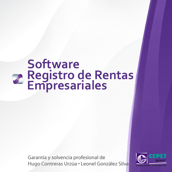 Software de Registro de Rentas Empresariales CEPET SYSTEM
