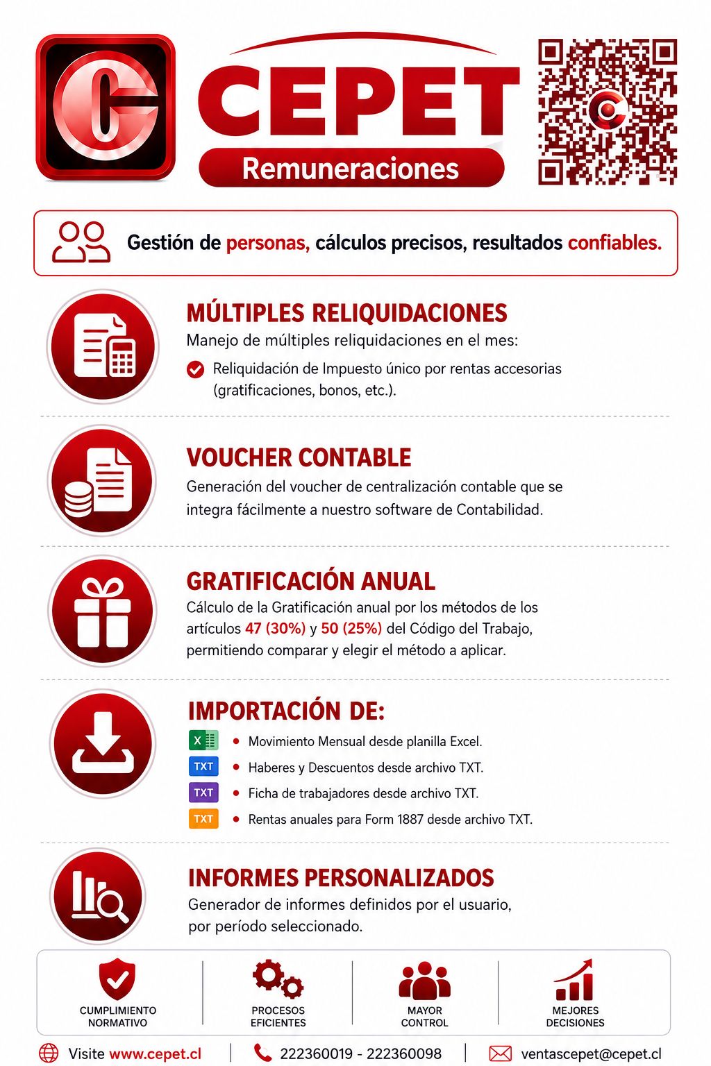 FLYER REMUNERACIONES - CEPET SYSTEM
